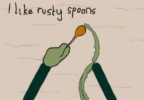 Salad Fingers Rusty Spoons Gifs Tenor