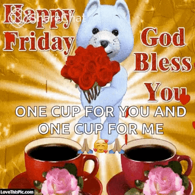 Happy Friday God Bless You Happy Friday God Bless You Roses