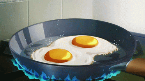 Anime Egg Anime Egg Frying Eggs Discover Share GIFs