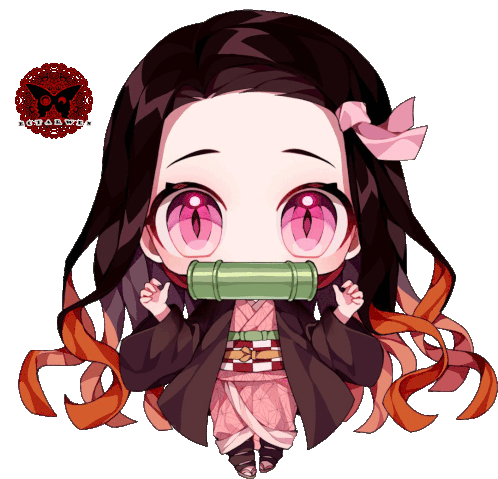 Kamado Nezuko Kimetsu No Yaiba Sticker Kamado Nezuko Kimetsu No Yaiba