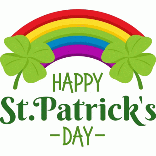 Happy St Patricks Day Spring Fling Sticker Happy St Patricks Day