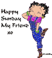 Happy Sunday Betty Boop Sticker - Happy Sunday Sunday Betty Boop Stickers