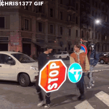 Sign Stop GIF - Sign Stop Cartelli GIFs