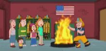 Firefighter Family Guy GIF - Firefighter Fight Family Guy GIFs