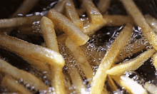 fries frying carbs side of