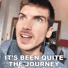 Its Been Quite The Journey Joey Graceffa GIF - Its Been Quite The Journey Joey Graceffa Went Through Things GIFs