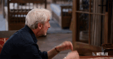 Cover Face Sol GIF - Cover Face Sol Sam Waterston GIFs
