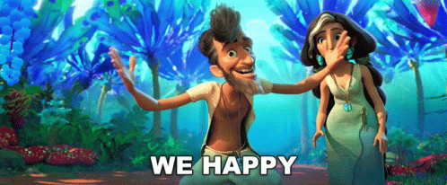 We Happy The Croods GIF - We Happy The Croods A New Age - Discover &amp; Share  GIFs