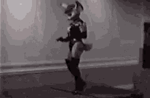 deer costume woman dancer prancing