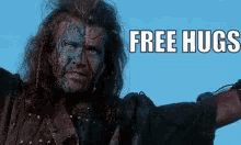 Braveheart William Wallace GIF - Braveheart William Wallace Free Hugs GIFs