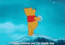Pooh Without You GIF - Pooh Without You Lost GIFs
