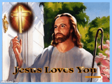 Jesus Loves You God Bless You GIF - Jesus Loves You God Bless You Jesus Christ GIFs