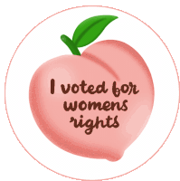 I Voted For Womens Rights Woman Sticker - I Voted For Womens Rights Womens Rights Women Stickers