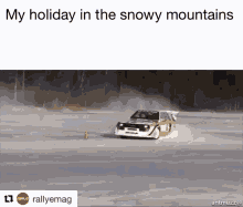 rallying snowdriving
