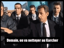 Karcher Sarkozy GIF - Karcher Sarkozy Nettoyer GIFs