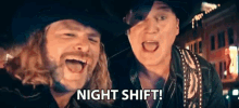 Night Shift Jamming GIF - Night Shift Jamming Singing Together GIFs