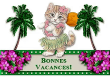 Vacances Cat GIF - Vacances Cat Kitten GIFs