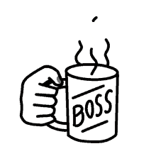 boss mug hot