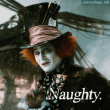 Johnny Depp Mad Hatter GIF - Johnny Depp Mad Hatter Alice In Wonderland GIFs