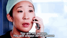 Cristina Yang Greys Anatomy GIF - Cristina Yang Greys Anatomy You Are My Person GIFs