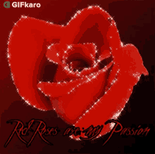 red roses are my passion gifkaro i love red roses occasion valentines day