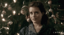 Elizabeth Nervous About Tour - Christmas GIF - The Crown Netflix Queen Elizabeth Ii GIFs