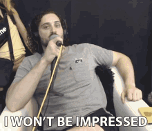 I Wont Be Impressed It Wont Excite Me GIF - I Wont Be Impressed It Wont Excite Me It Wont Make Me Feel Any Different GIFs