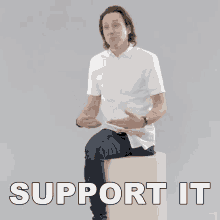 Support It Josh Sundquist GIF - Support It Josh Sundquist Endorse It GIFs