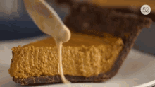 Pie Sliced Of Cake GIF - Pie Sliced Of Cake Toppings GIFs