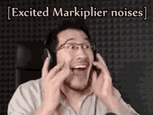 Markiplier Excited GIF - Markiplier Excited Ahhh GIFs