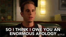 So I Think I Owe You An Enormous Apology Im Sorry GIF - So I Think I Owe You An Enormous Apology Im Sorry Regret GIFs