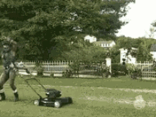 mowing with style