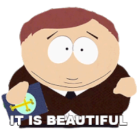 It Is Beautiful Eric Cartman Sticker - It Is Beautiful Eric Cartman South Park Stickers