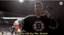 Patrice Bergeron Hold My Calls For Like Forever GIF - Patrice Bergeron Hold My Calls For Like Forever Bergeron GIFs