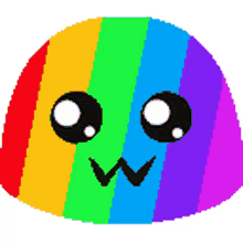owo rainbow colorful party time