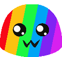 Owo Rainbow Sticker - Owo Rainbow Colorful Stickers