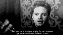 Everyone Has A Magical Solution Believe In Magic GIF - Everyone Has A Magical Solution Believe In Magic Serious GIFs