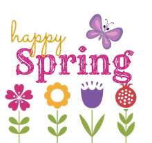 Happy Spring Spring Flowers GIF - Happy Spring Spring Flowers Butterfly GIFs