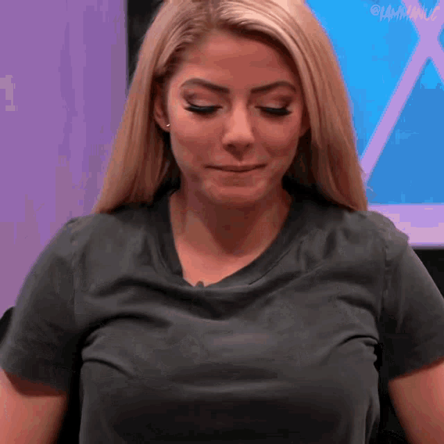 Bliss boobs alexa WWE Star