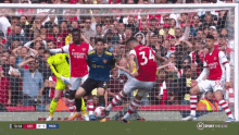 Arsenal Vs Man United Arsenal Vs United GIF - Arsenal Vs Man United Arsenal Vs United Xhaka Boom GIFs