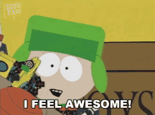 I Feel Awesome Kyle GIF - I Feel Awesome Kyle South Park GIFs