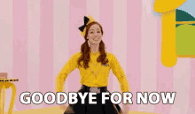 Goodbye For Now Farewell GIF - Goodbye For Now Bye Goodbye GIFs