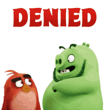 denied oh no rejected not today yay