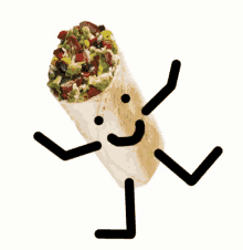 Happy Burrito GIF - Happy Burrito Joyful GIFs