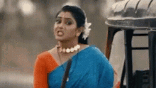 Indian Woman With Stick Danda GIF - Indian Woman With Stick Danda Indian Woman GIFs