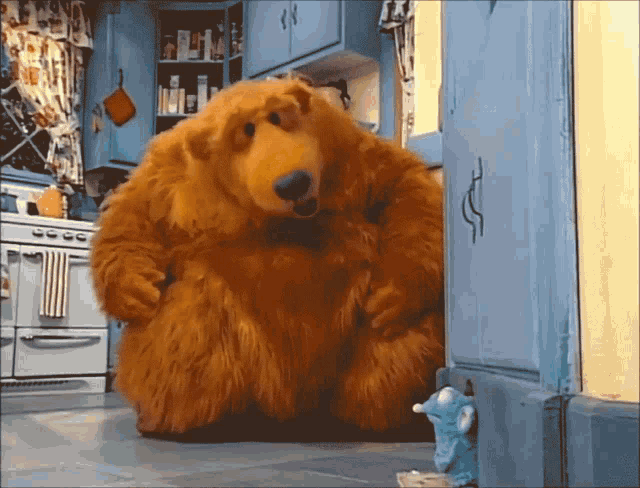 Tutter Bear In Big Blue House GIF - Tutter Bear In The Big Blue House Bear Discover & Share GIFs