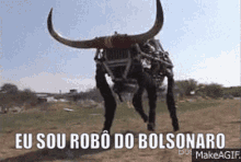 robodobolsonaro gado robo robot walk taurus