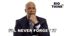 Ill Never Forget It Cory Booker GIF - Ill Never Forget It Cory Booker Big Think GIFs