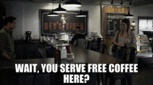 Kevin Can F Himself Allison Mcroberts GIF - Kevin Can F Himself Allison Mcroberts What You Serve Free Coffee Here GIFs