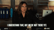 I Understand That But Were Not There Yet Olivia Benson GIF - I Understand That But Were Not There Yet Olivia Benson Law And Order Special Victims Unit GIFs